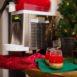 holiday themed frozen drinks