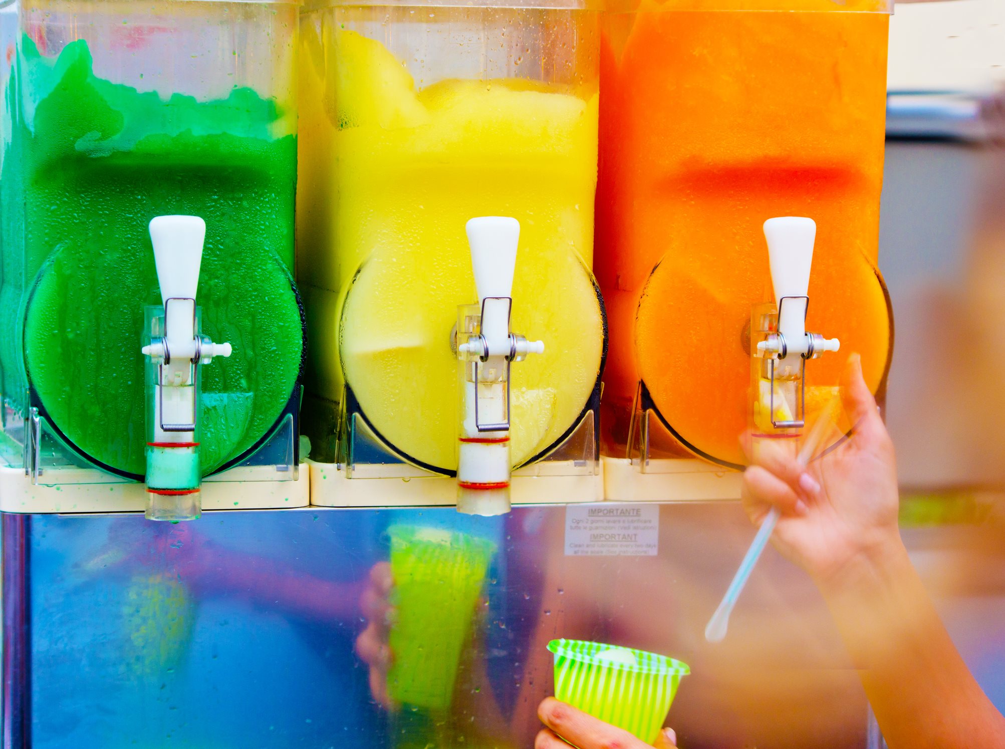 9 available frozen drink flavors